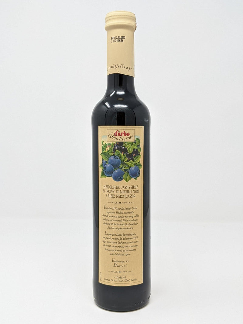 Sciroppo di Mirtilli Neri e Ribes Nero - Il Portico Dei Sapori Trentini
