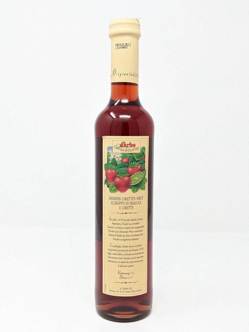 Sciroppo di Fragole e Limette - Il Portico Dei Sapori Trentini